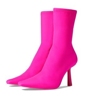 Steve Madden Pink Vakay Heel Boot